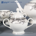 Venda quente real chinesa chá pote Set arebic, por atacado elemento chinês Pintura Fine china porcelana chá conjunto